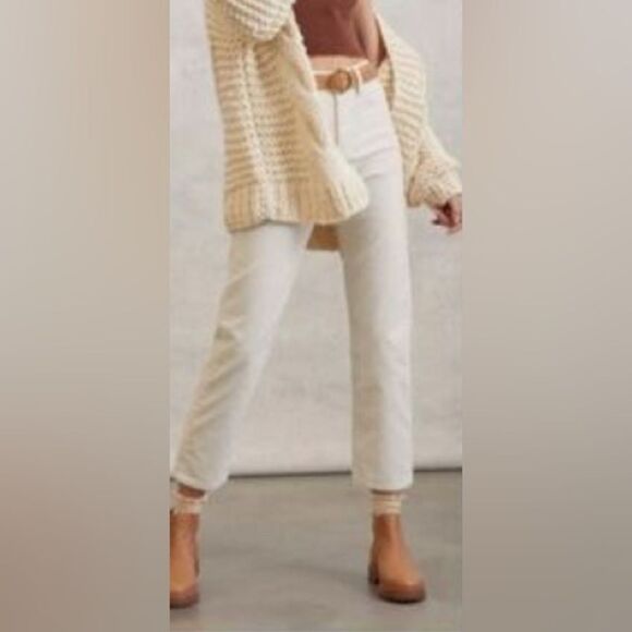 Levi’s Wedgie Straight white Corduroy Pants 24 - Picture 9 of 9